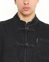 Men's CNY Black Denim Cheongsam