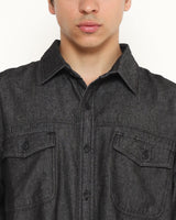 Men's Black Long Sleeve Shirt