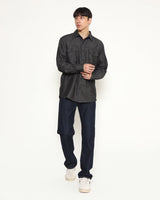 Men's Black Long Sleeve Shirt