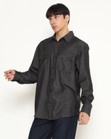 Men's Black Long Sleeve Shirt