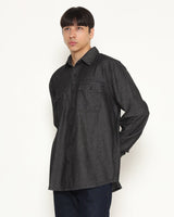 Men's Black Long Sleeve Shirt