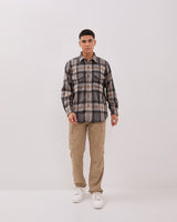 Black Flannel Jacket For Men