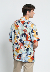 Multicolor Short Sleeve Men's Shirt