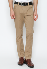 Men's Casual Cream Chinos Long Pants