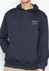 Printed Hoodie Navy