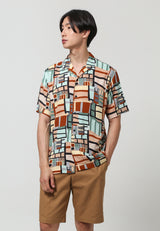 Abstract Cuban Shirt