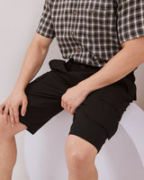 Black Cargo Shorts