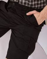 Black Cargo Shorts