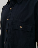 Men's Black Casual Short Sleeve Shirt