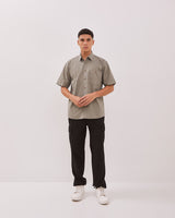 Men's Sage Green Short Sleeve Shirt