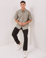 Men's Sage Green Short Sleeve Shirt