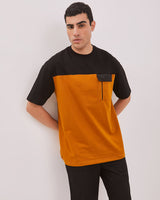 Men's Short Sleeve T-Shirt With Color Combination
