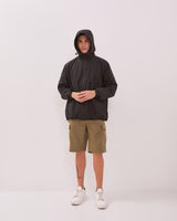 Men's Black Windbreaker Jacket