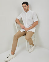 Men's White Long Sleeve Koko Shirt
