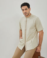 Men's Cream Long Sleeve Koko Shirt