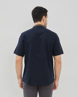Navy Men's Long Sleeve Koko Shirt
