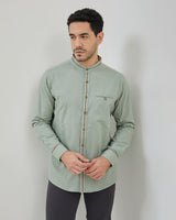 Men's Green Long Sleeve Koko Shirt