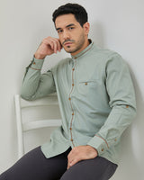 Men's Green Long Sleeve Koko Shirt