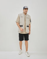 Men's Cream Casual Vest