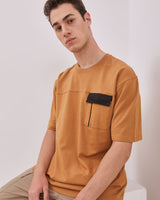 Men's Brown Short Sleeve T-Shirt
