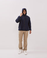 Men's Navy Parka Jacket