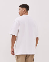 Men'S Short Sleeve Plain White T-Shirt With Front Pocket