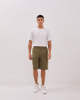 Men's Green Bermuda Cargo Shorts