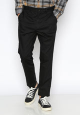 Black Basic Chinos Pants