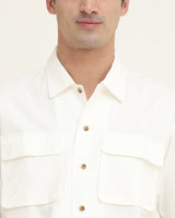 Men's Regular Fit Double Pocket Short Sleeve Shirt (Option Color)