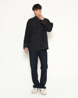Men's CNY Black Denim Cheongsam