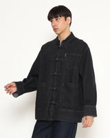Men's CNY Black Denim Cheongsam