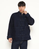 Men's CNY Blue Denim Cheongsam