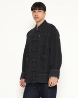 Men's CNY Black Denim Cheongsam
