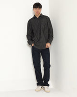 Men's Black Long Sleeve Shirt