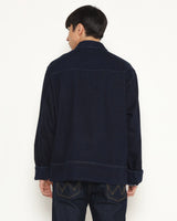 Men's CNY Blue Denim Cheongsam