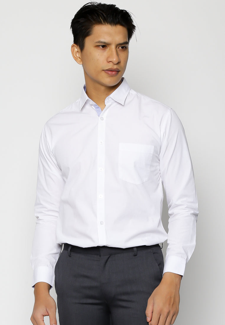 Basic Long Sleeves Slim Fit Shirt