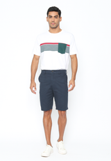 Men's Slim Fit Navy Bermuda Shorts