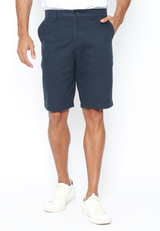 Men's Slim Fit Navy Bermuda Shorts