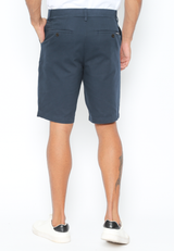 Men's Slim Fit Navy Bermuda Shorts