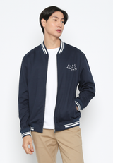 Navy Men's Varsity Jacket