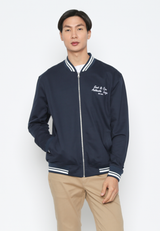 Navy Men's Varsity Jacket