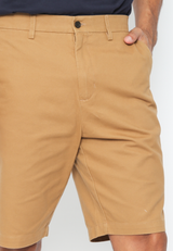 Men's Slim Fit Khaki Bermuda Shorts