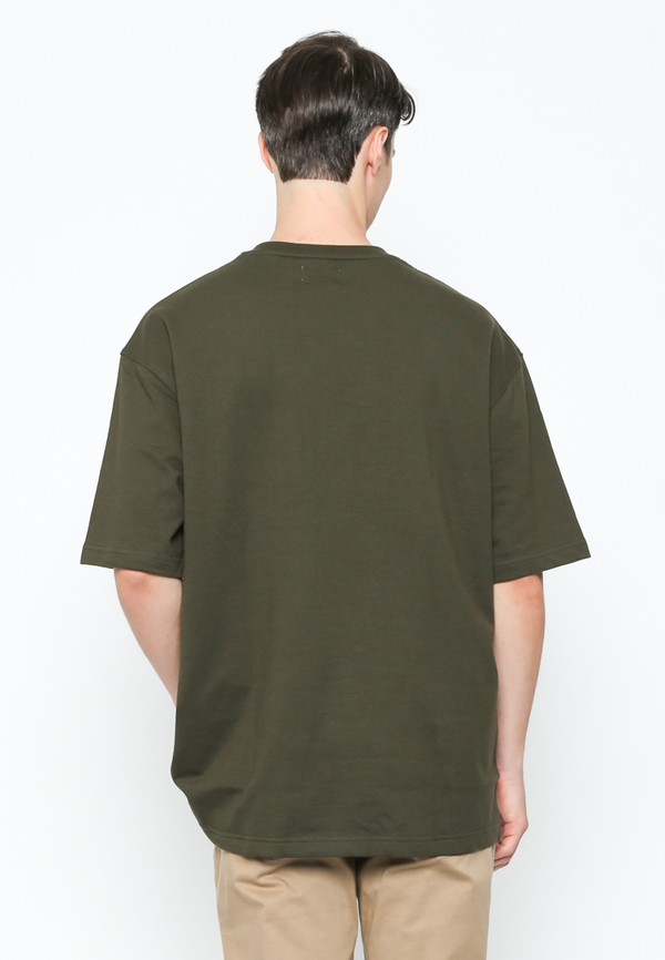 Men's Olive Green Oversize T-Shirt