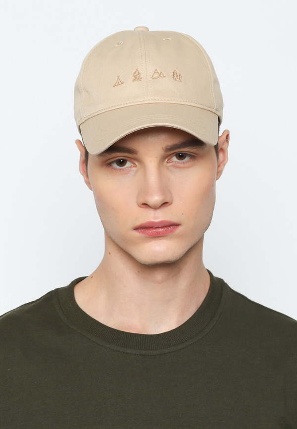 Men's Casual Cream Hat