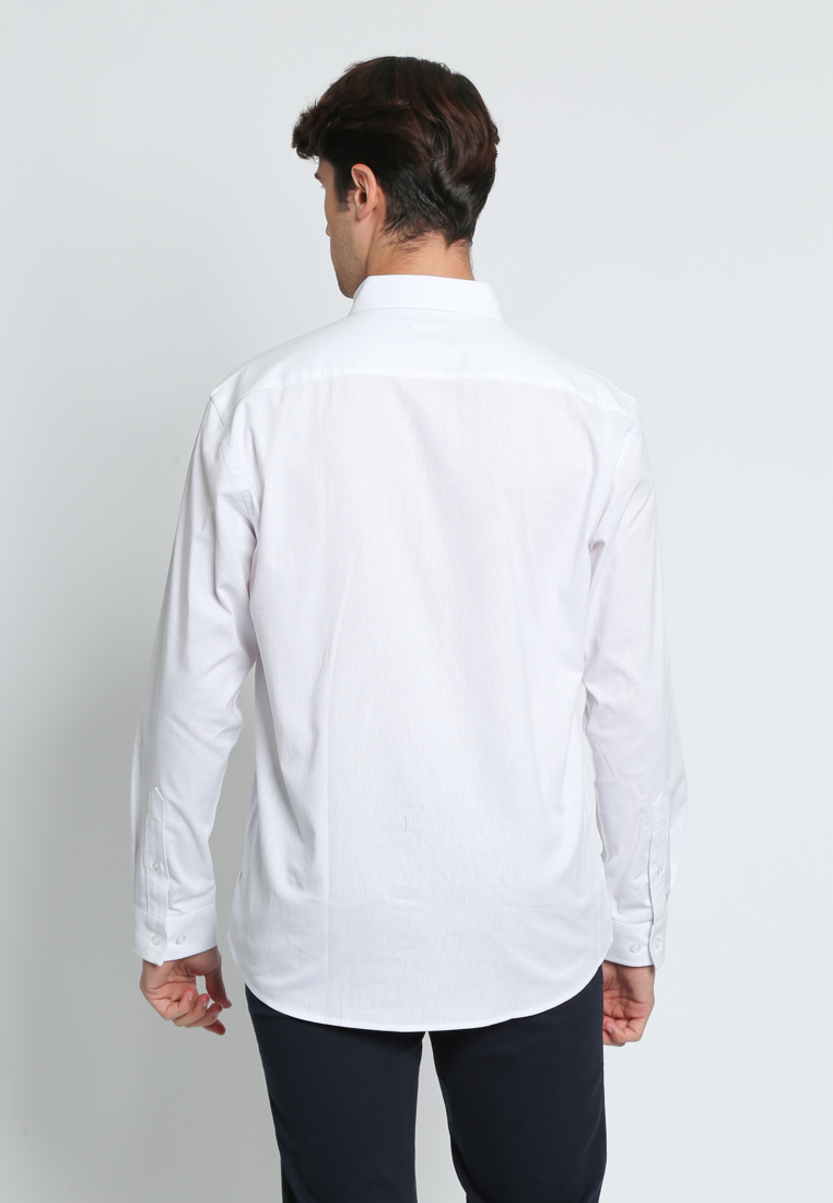White Button Down Casual Shirt