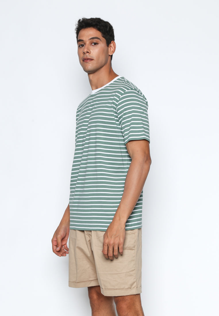 Green Stripes T-Shirt