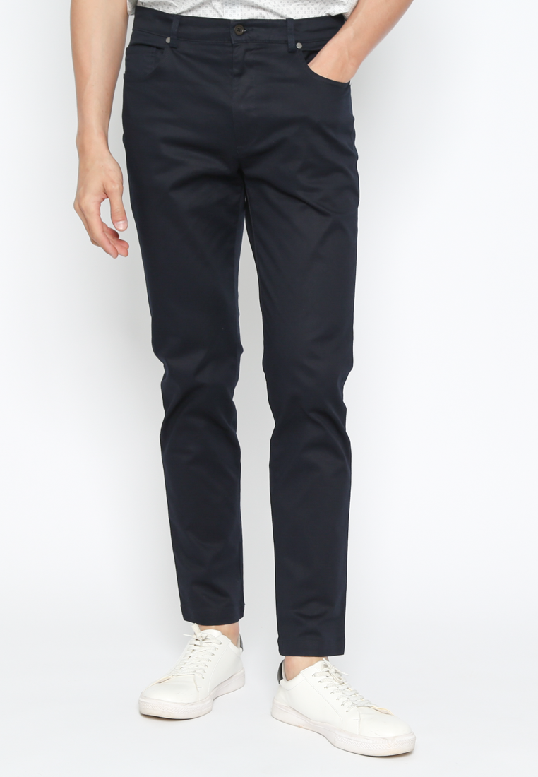 Navy Men's Blue Jogger Chino Pants