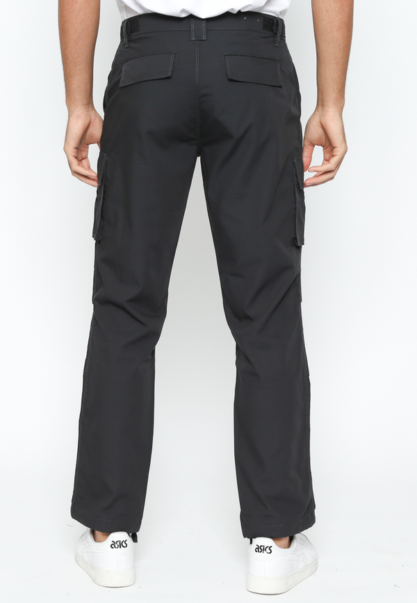 Men'S Regular Cut Navy Cargo Pants