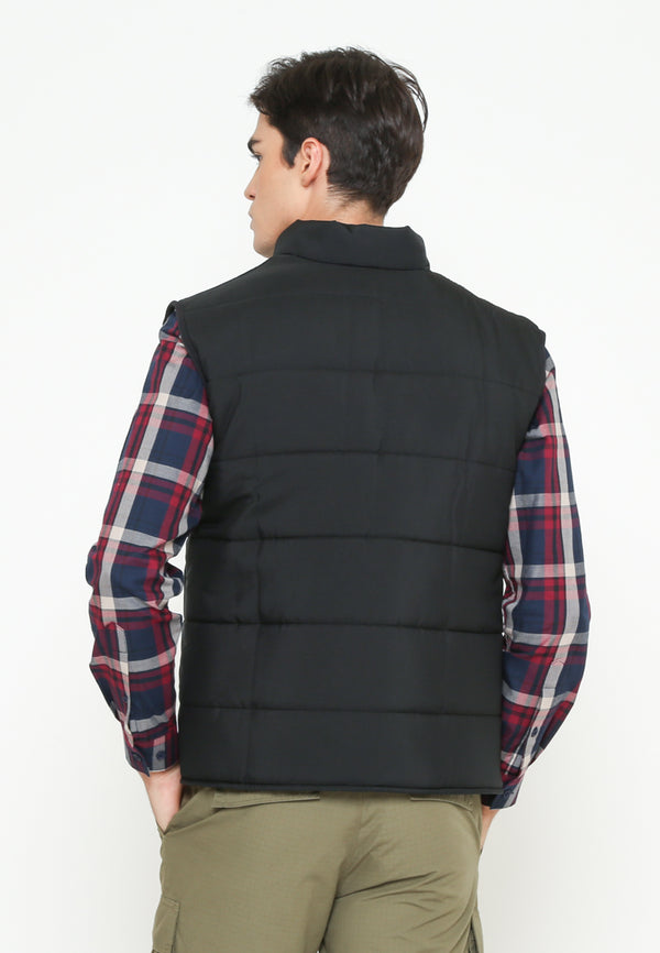 Men's Black Casual Vest