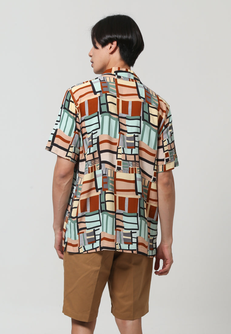 Abstract Cuban Shirt